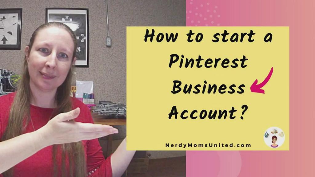 'Video thumbnail for How to start a Pinterest Business Account'