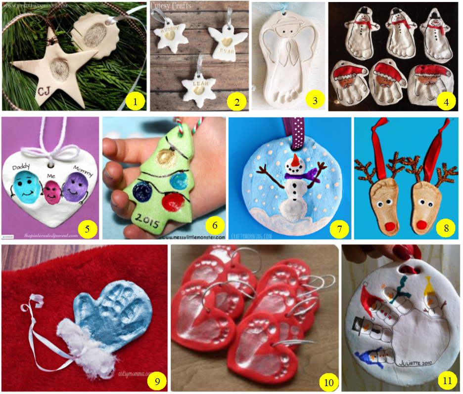 Easy Salt Dough Christmas Ornaments for Kids to Make as Gifts