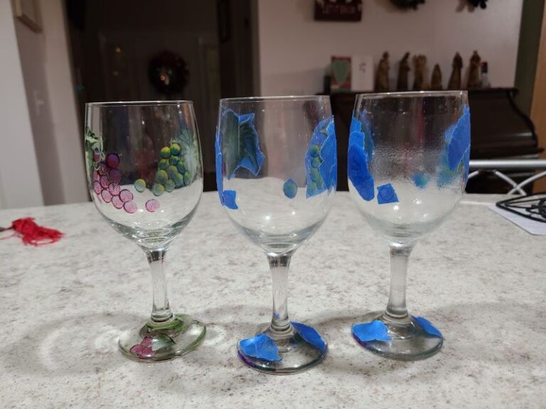 How To Seal Hand Painted Glassware Illustrated Tutorial