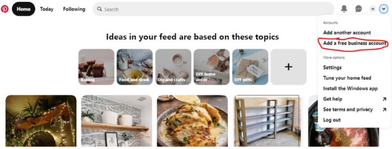 How To Add A Business Profile To Your Current Pinterest Account