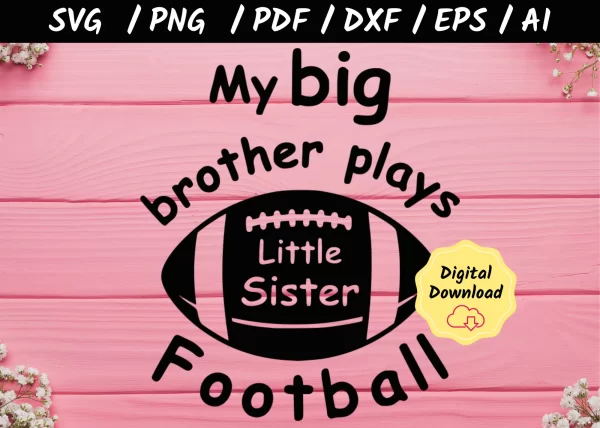 Football-little-Sister-svg-file